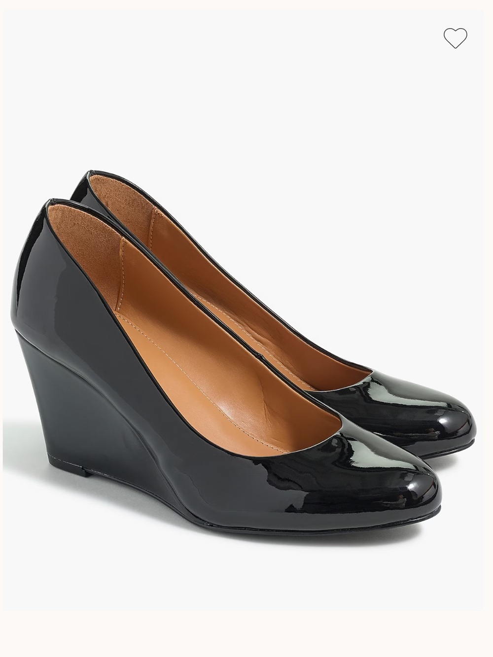 *LIKE NEW* J.Crew Factory Sylvia Patent Wedges